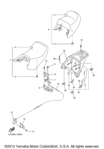 FJR13AT Сиденье