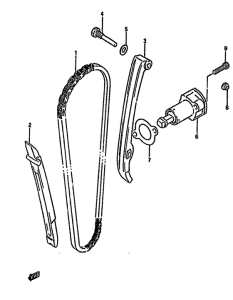 DR650 Держатель направляющей