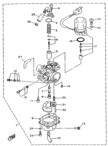 YA50S Карбюратор