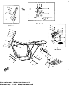 KV100 Frame / frame fittings