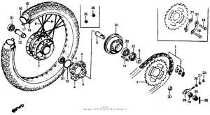 C70 Переднее колесо