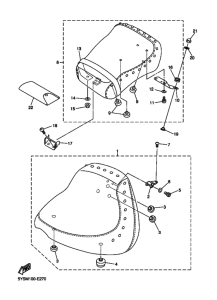 XVS1100AT XVS11ATV Пружина
