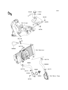 EX400 Патрубки охлаждения