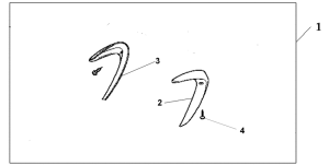 XL125V Side visor - low