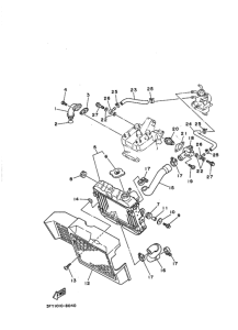 TDR50 Патрубок системы охлаждения