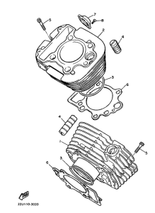 XV500 Цилиндры