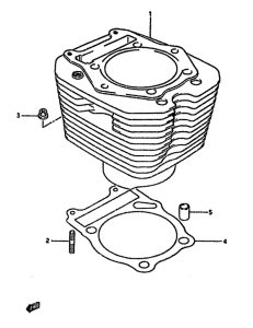 DR650 Цилиндр
