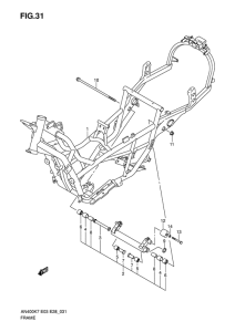 AN400 (ABS) Frame comp