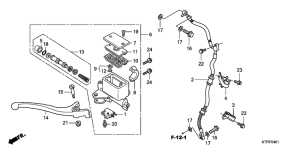 SH150 Fr. brake master cylinder