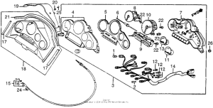 VF1000F Спидометр