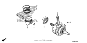  Коленчатый вал и поршни
