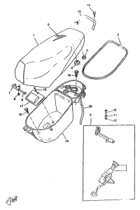 CW50RSX Сидение