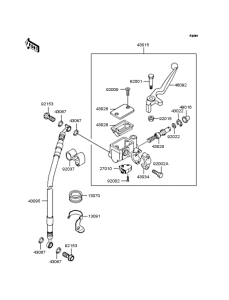 KL110 Главный тормозной цилиндр