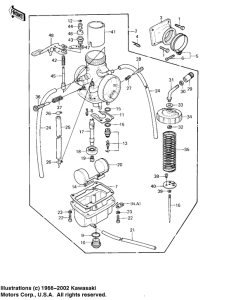 KDX175 Carburetor assy