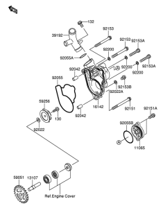 RM-Z250 Водяная помпа