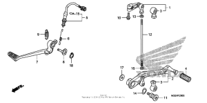 VFR1200F (DCT) Педали