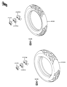 ZX600 Покрышки