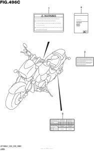 VZ1500 Label (Vz1500L7 E33)