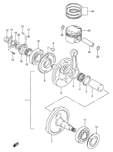 GN250 Вал коленчатый