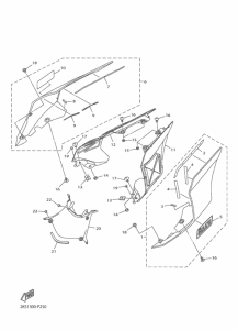 YZF-R1M Боковые обтекатели