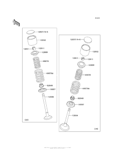 KL650 Клапана