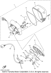 XV1600ANC Фонарь