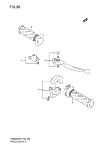 FL125 Рулевой рычаг
