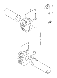 VS800 Рулевой переключатель