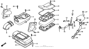 VF750S Air cleaner 83