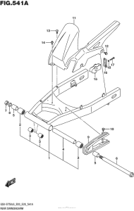 GSX-S750 (ABS) Rear Swingingarm