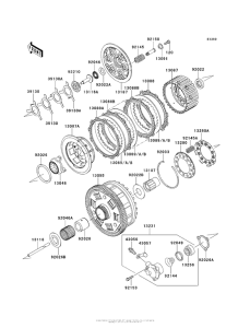 ZG1400 Сцепление