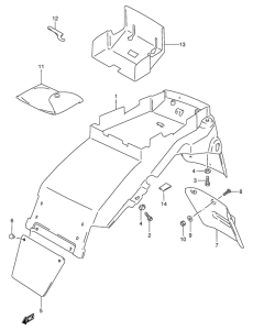 RF900 Заднее крыло