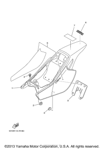 TTR90R Боковые обтекатели