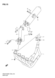 GSX-R1000 Muffler comp