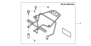 SFX50 Багажник для кофра