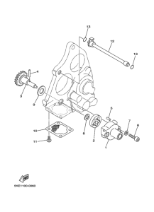 TZ250 Маслонасос