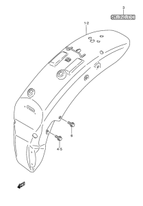 VS800 Заднее крыло