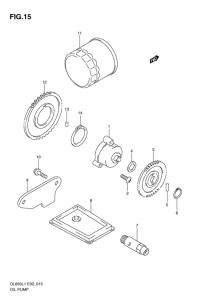 DL650 Маслонасос