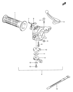 FZ50 Left handle switch