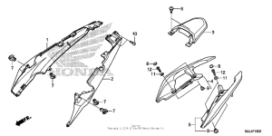 NC700X (DCT) Облицовка сидения