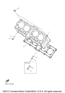 YZF600RTC Цилиндры