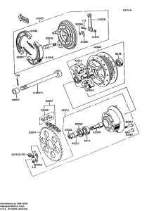 KE100 Задняя втулка