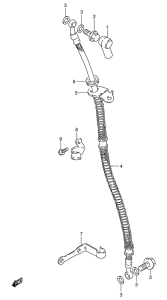 GN250 Передние тормозные трубки