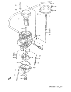 DR650 Carburetor assy