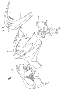 AN250 Front leg shield