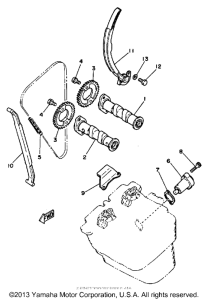 SRX250TC Camshaft-chain