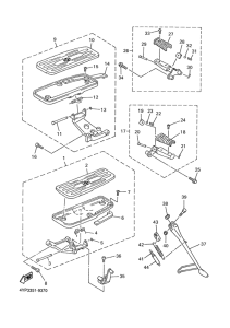 XVZ1300A Stand. footrest