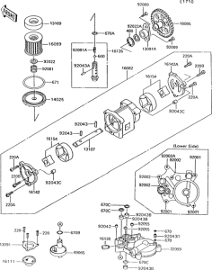 ZG1200 Oil pump / oil filter(1 / 2)