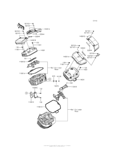 VN1700 Крышка головки цилиндров
