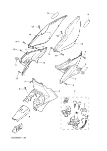 YQ100 Боковые обтекатели